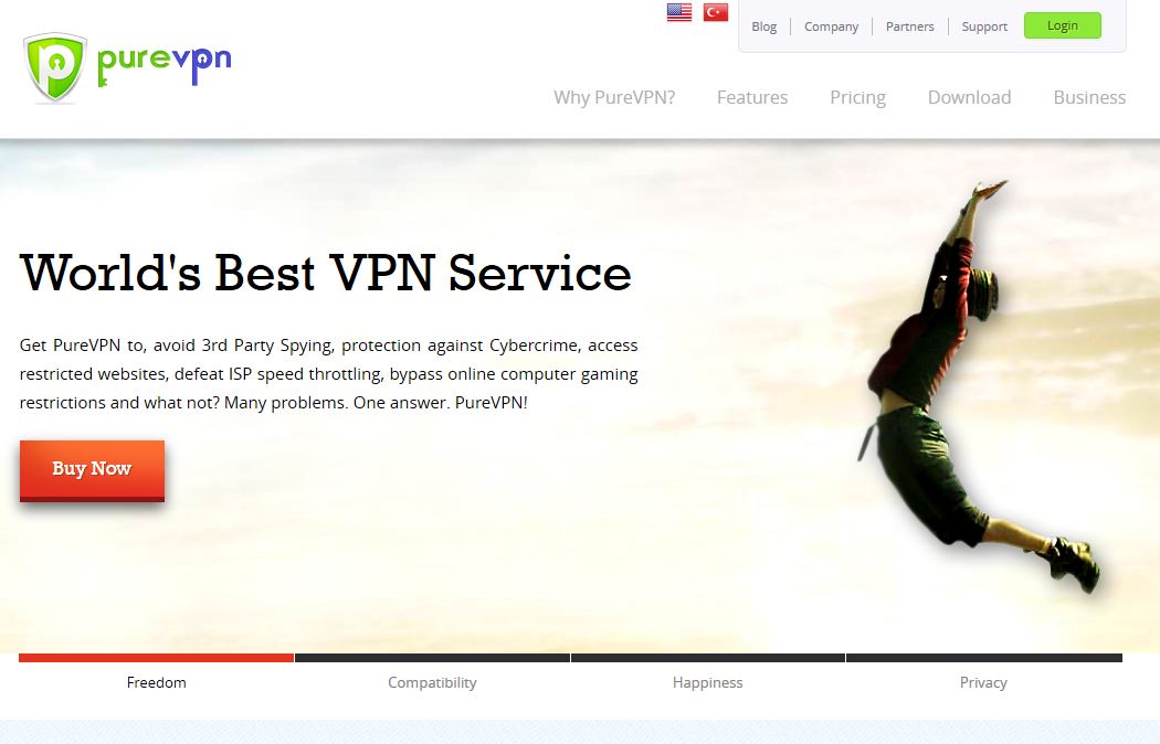 Der VPN-Dienst Pure VPN